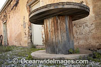 Door to an abandoned house in outback New South Wales, Australia