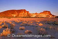 Rainbow Valley at sunset. Central Outback Australia