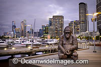 Melbourne Docklands. Melbourne City, Victoria, Australia.