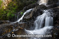 Bangalore Falls, situated on the Bangalore River in the Bindarri National Park, near Coffs Harbour, New South Wales, Australia.